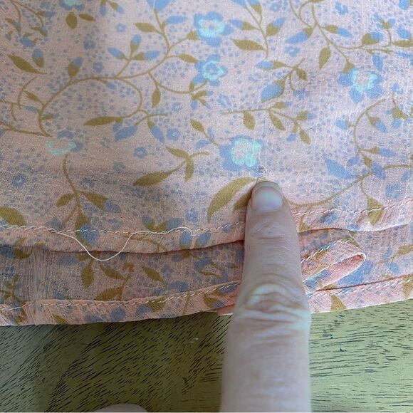 UO Kimchi Blue Flutter Sleeve Chiffon Mini Dress Size 2 - Picture 13 of 14